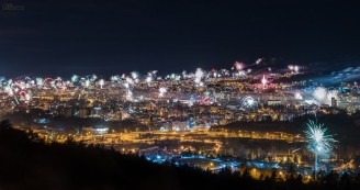 Новогодишни фойерверки във Велико Търново 2020